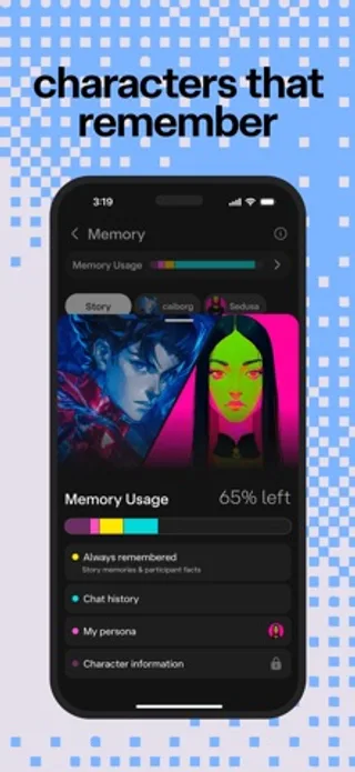 Character AI: Chat, Talk, Text App Store screenshot 2
